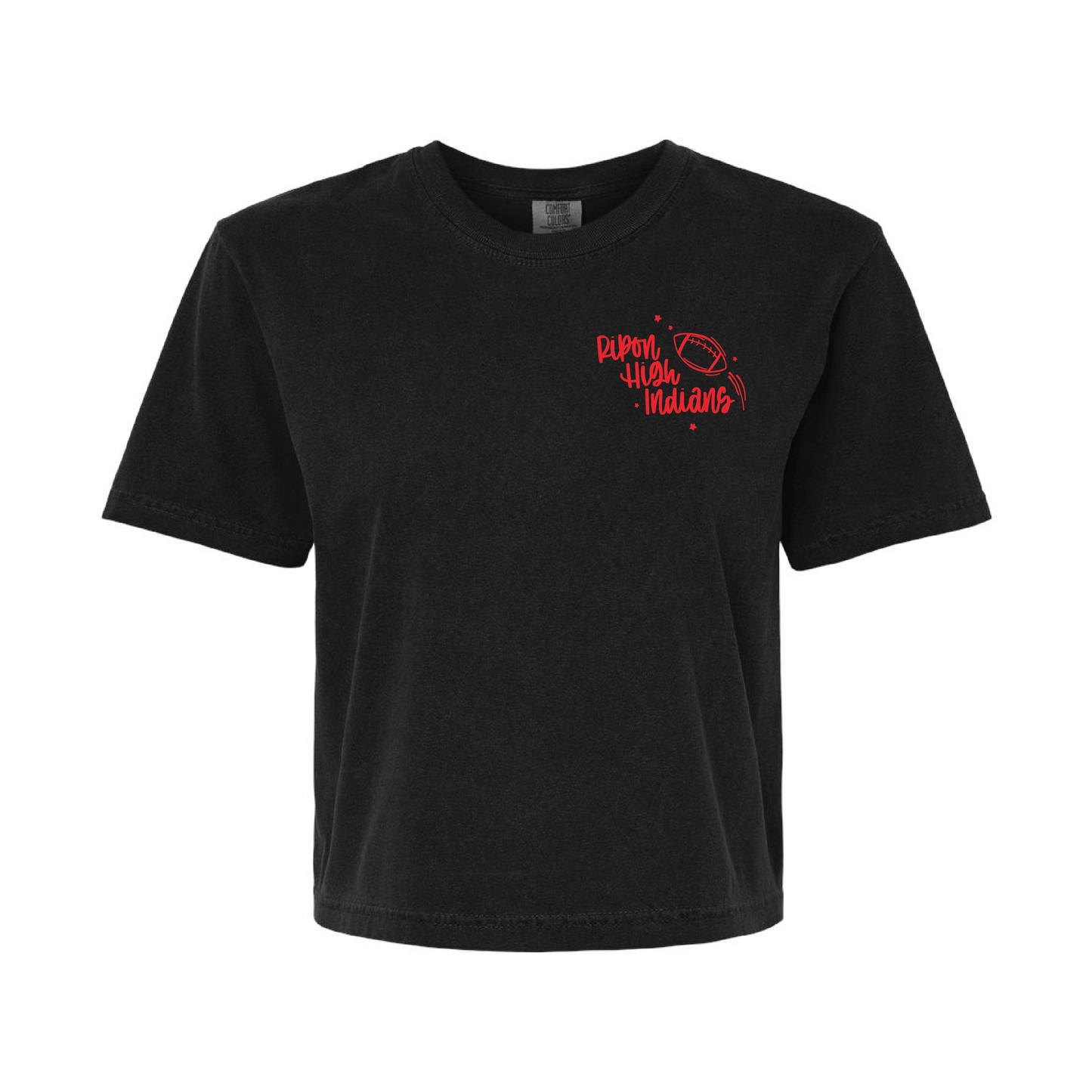 RHS Doodle Football Boxy Comfort Colors Tee