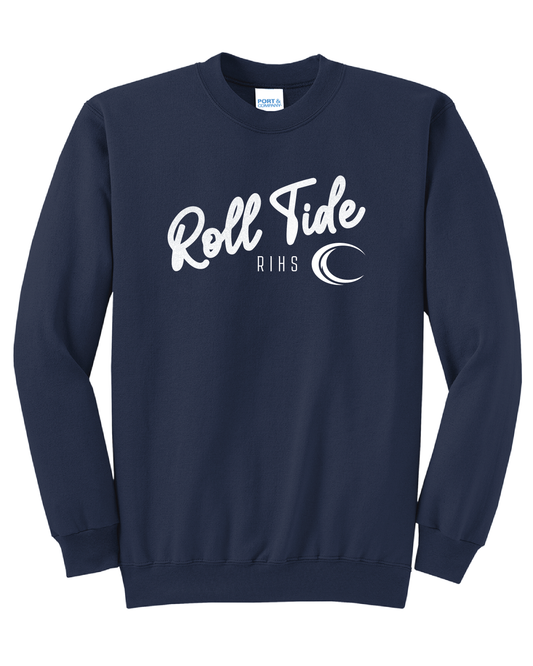 Cursive Glitter Crewneck