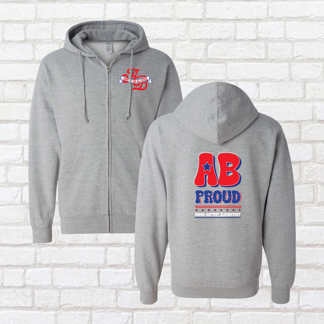 AB Proud Zip Up Hoodie