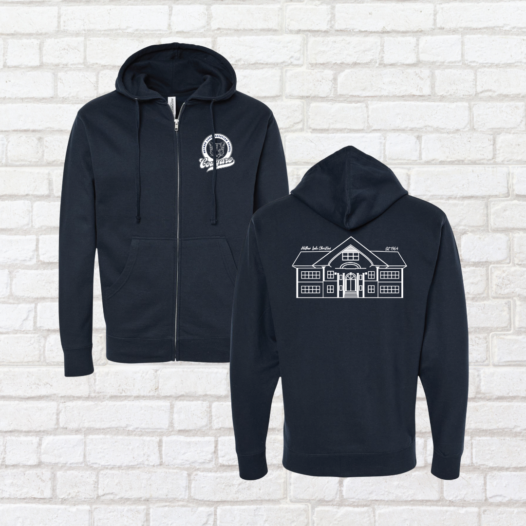 MLCS Silhouette Zip Up Hoodie