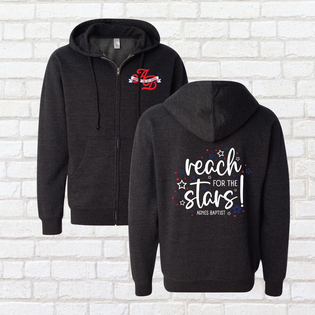 Reach for the Stars Zip Up Hoodie