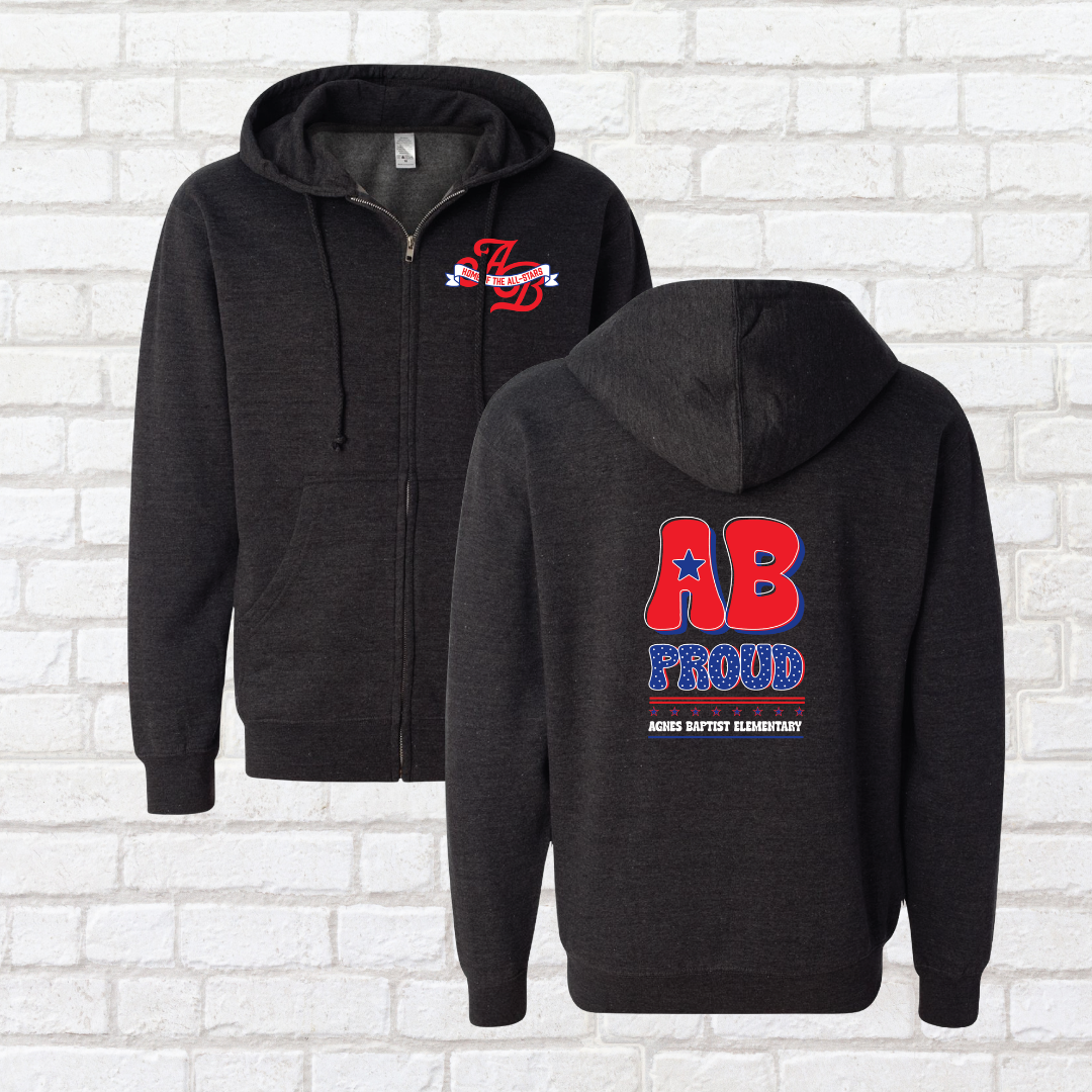 AB Proud Zip Up Hoodie