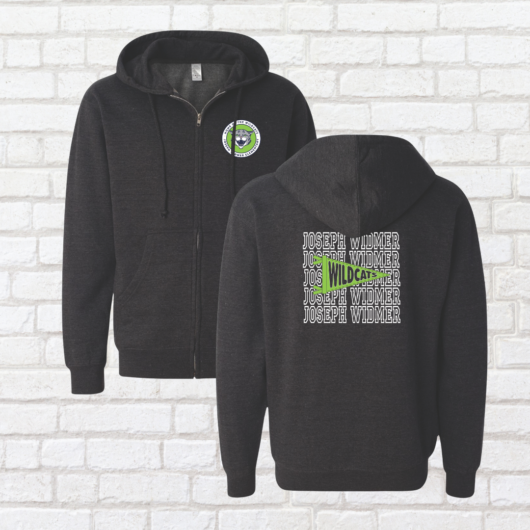 Pennant Wildcat Zip Up Hoodie