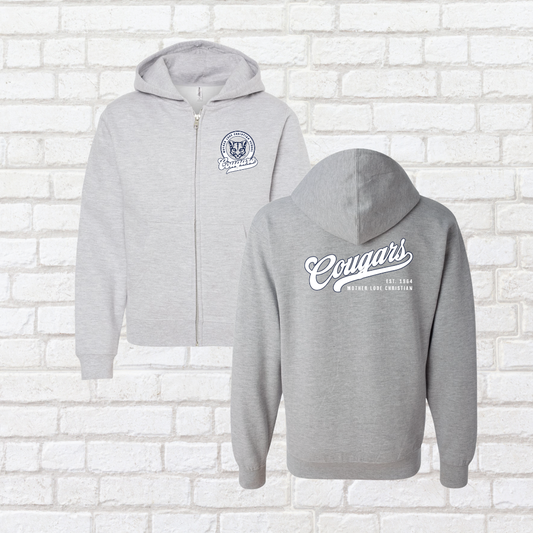 MLCS Vintage Zip Up Hoodie