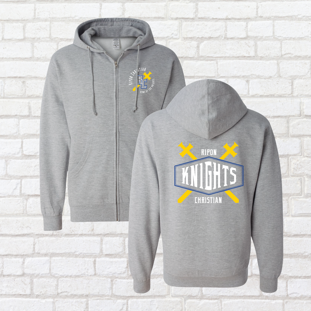 Ripon Christian Sword Zip Up Hoodie