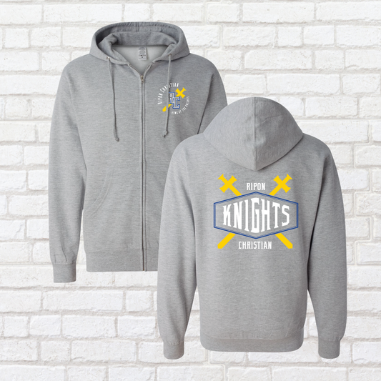 Ripon Christian Sword Zip Up Hoodie