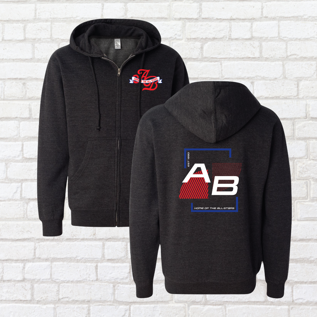 Sporty All Stars Zip Up Hoodie