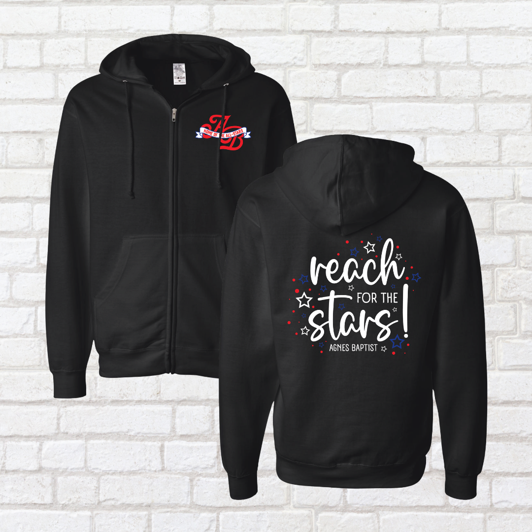 Reach for the Stars Zip Up Hoodie