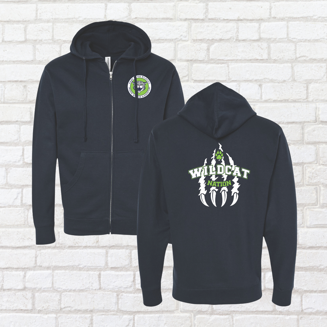 Wildcat Slasher Zip Up Hoodie