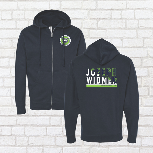 Athletic Wildcat Zip Up Hoodie